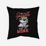 Born To Sparkle Not To Work-None-Removable Cover w Insert-Throw Pillow-koalastudio