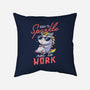 Born To Sparkle Not To Work-None-Removable Cover w Insert-Throw Pillow-koalastudio