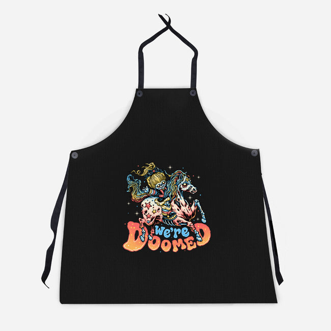 We Are Doomed-Unisex-Kitchen-Apron-momma_gorilla