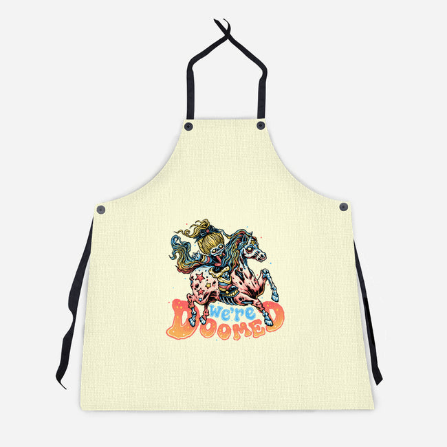 We Are Doomed-Unisex-Kitchen-Apron-momma_gorilla