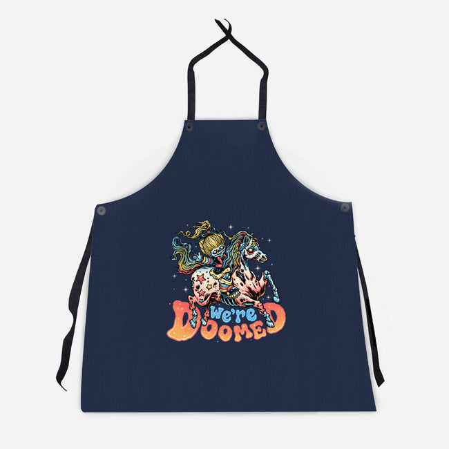 We Are Doomed-Unisex-Kitchen-Apron-momma_gorilla
