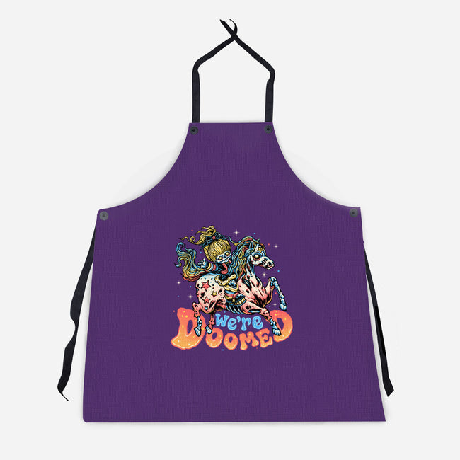 We Are Doomed-Unisex-Kitchen-Apron-momma_gorilla