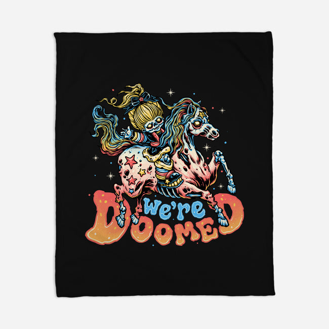 We Are Doomed-None-Fleece-Blanket-momma_gorilla