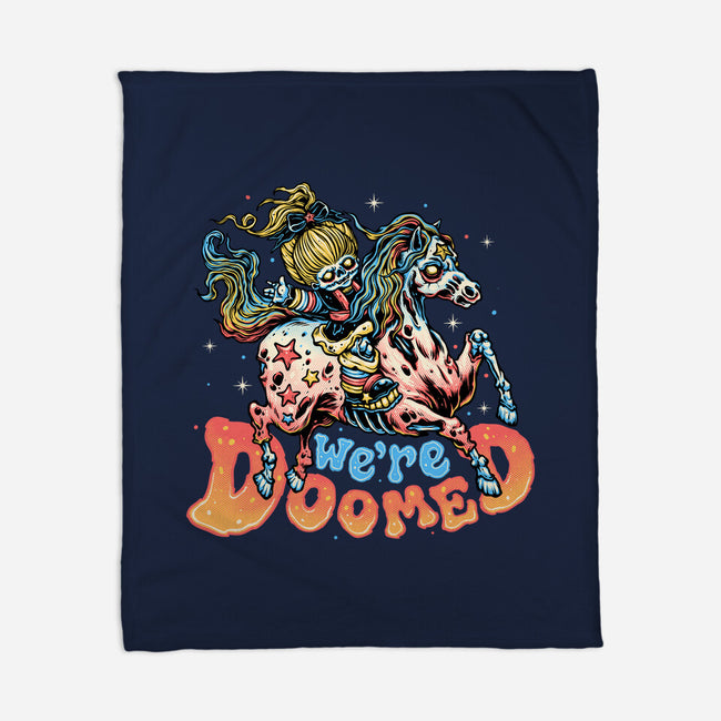 We Are Doomed-None-Fleece-Blanket-momma_gorilla