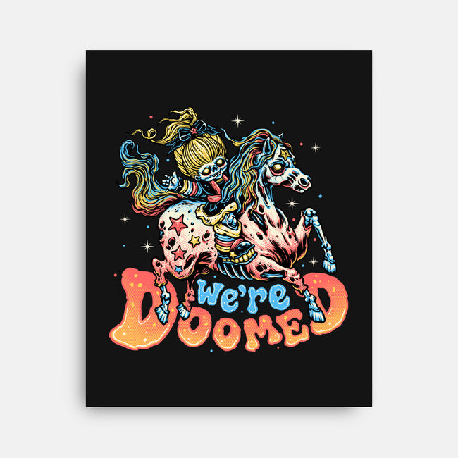 We Are Doomed-None-Stretched-Canvas-momma_gorilla