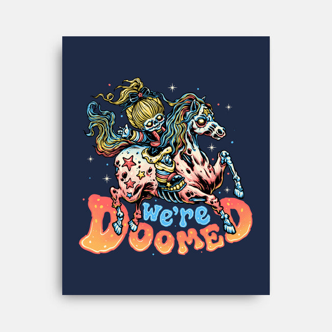 We Are Doomed-None-Stretched-Canvas-momma_gorilla