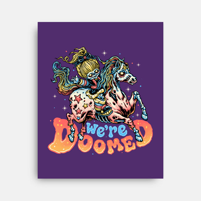 We Are Doomed-None-Stretched-Canvas-momma_gorilla