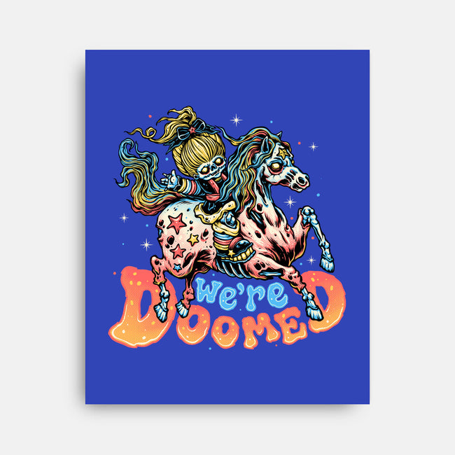 We Are Doomed-None-Stretched-Canvas-momma_gorilla