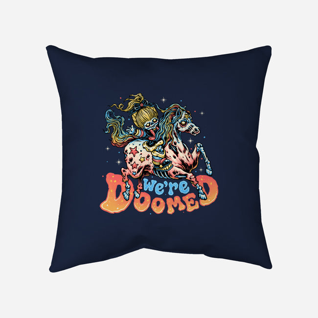 We Are Doomed-None-Removable Cover w Insert-Throw Pillow-momma_gorilla