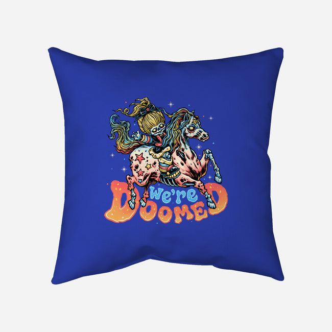 We Are Doomed-None-Removable Cover w Insert-Throw Pillow-momma_gorilla