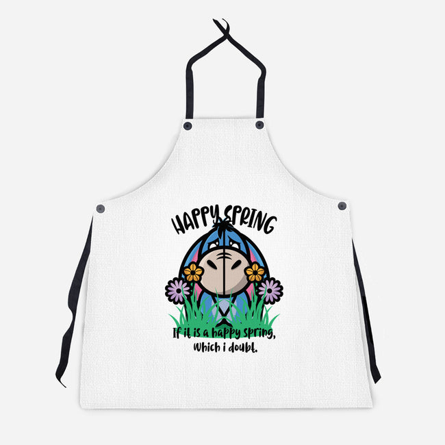 Happy Spring-Unisex-Kitchen-Apron-jrberger