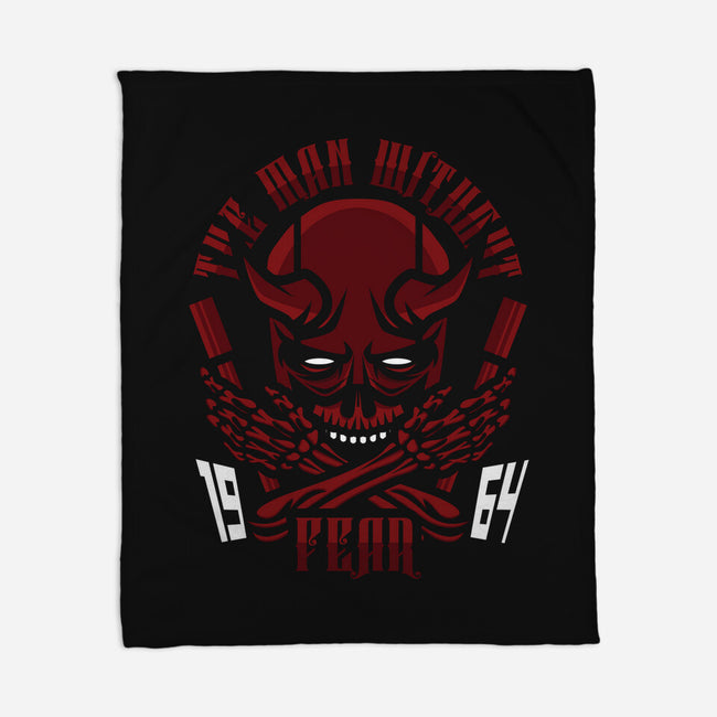 Devil Skull-None-Fleece-Blanket-jrberger