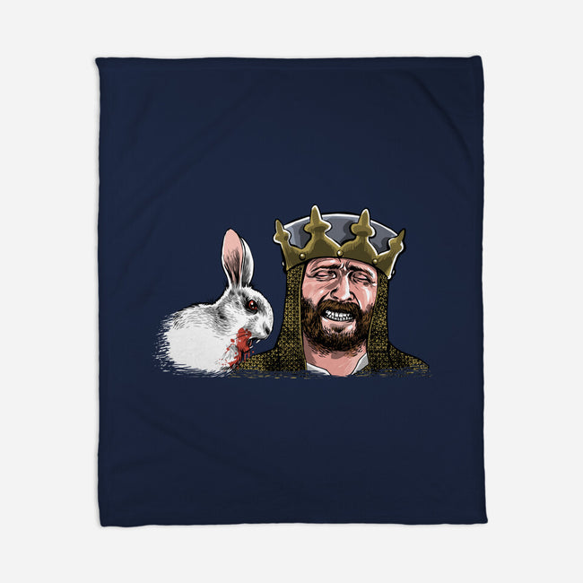 The Killer Rabbit-None-Fleece-Blanket-zascanauta