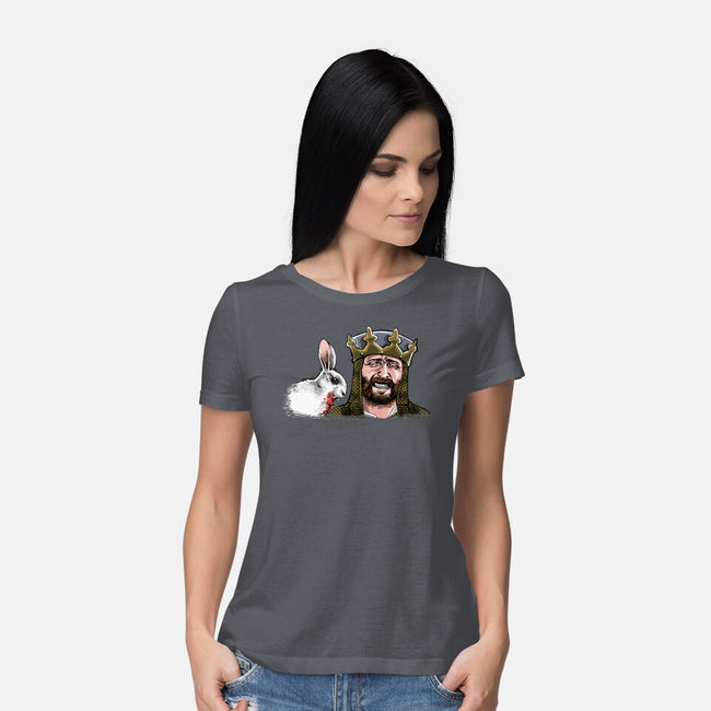 The Killer Rabbit-Womens-Basic-Tee-zascanauta