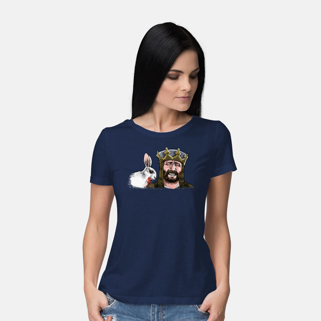 The Killer Rabbit-Womens-Basic-Tee-zascanauta