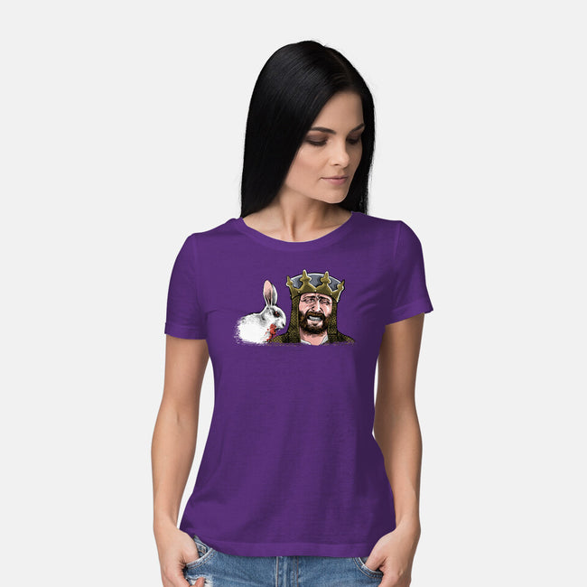 The Killer Rabbit-Womens-Basic-Tee-zascanauta