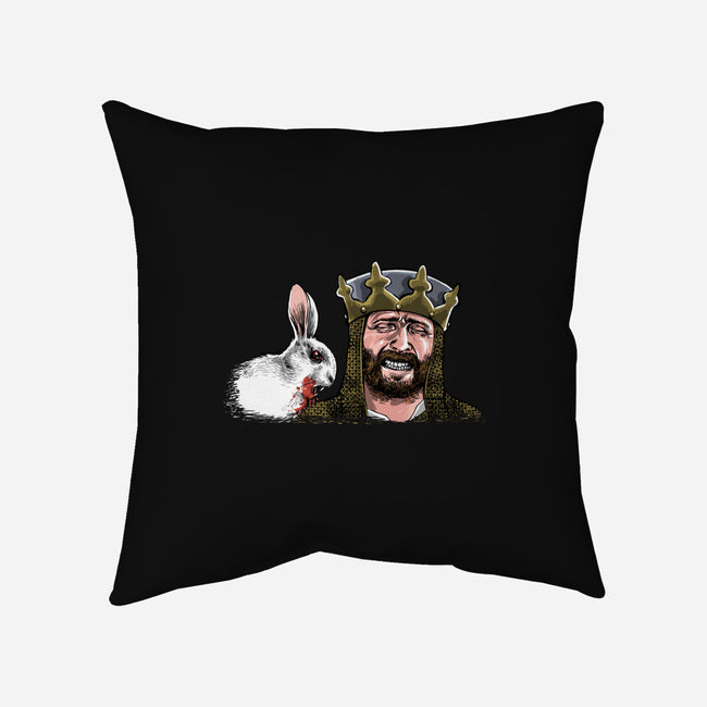 The Killer Rabbit-None-Removable Cover w Insert-Throw Pillow-zascanauta