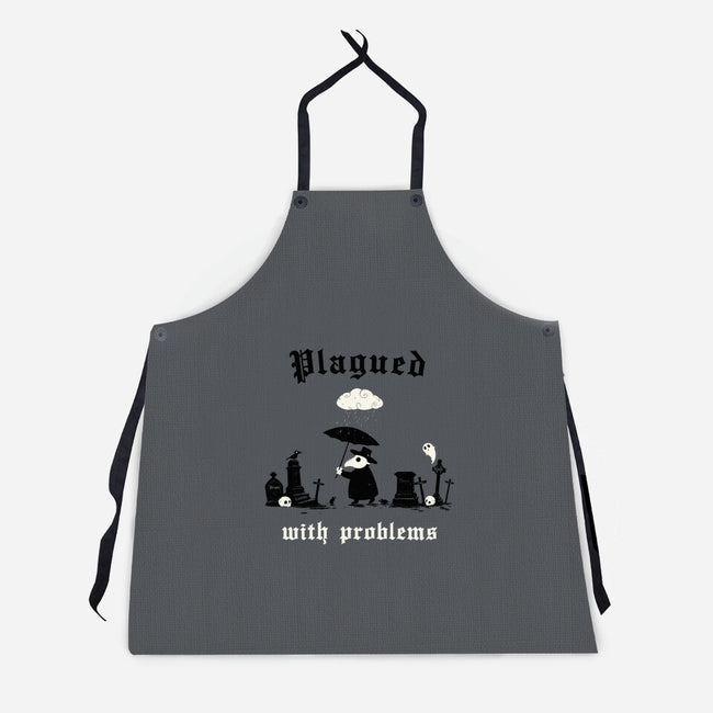 Plagued With Problems-Unisex-Kitchen-Apron-Mattania