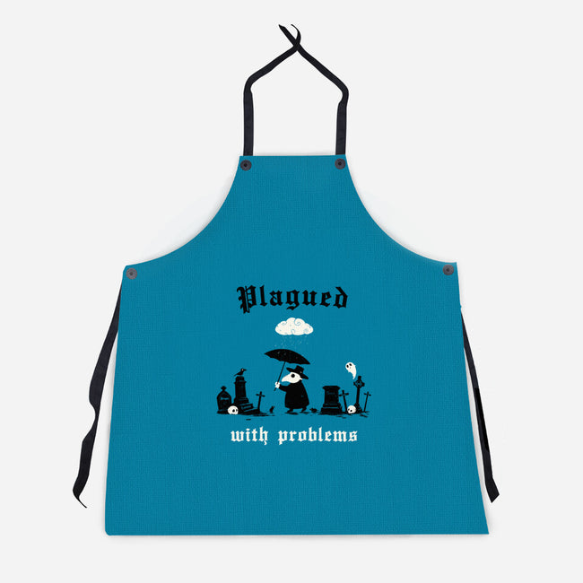 Plagued With Problems-Unisex-Kitchen-Apron-Mattania