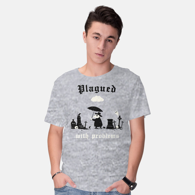 Plagued With Problems-Mens-Basic-Tee-Mattania