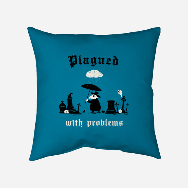 Plagued With Problems-None-Removable Cover w Insert-Throw Pillow-Mattania