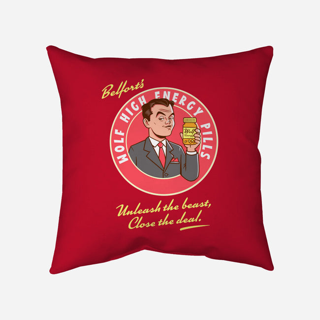 Wolf High Energy-None-Removable Cover w Insert-Throw Pillow-P1yu5h