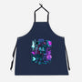 Robots And Faith-Unisex-Kitchen-Apron-Bruno Mota