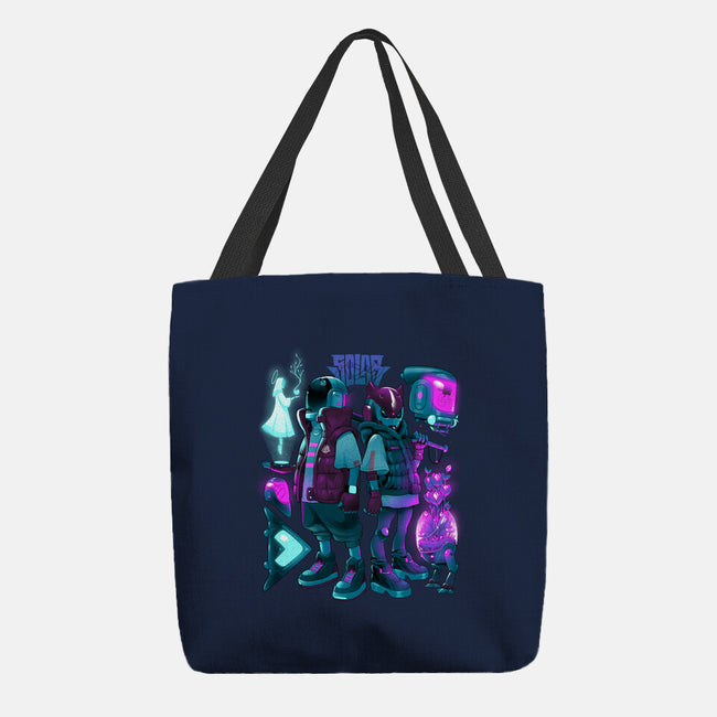 Robots And Faith-None-Basic Tote-Bag-Bruno Mota