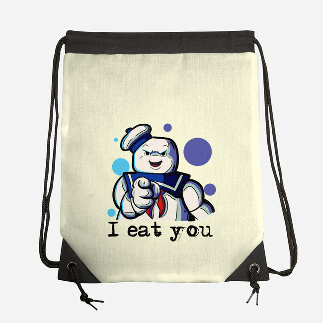 I Eat You-None-Drawstring-Bag-nickzzarto