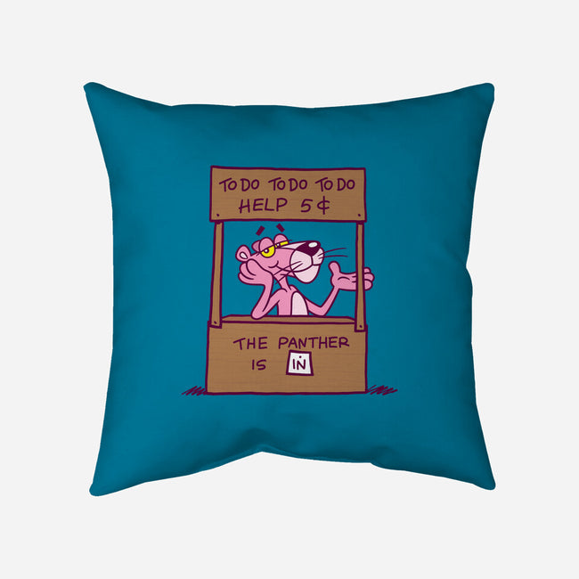 Pink Help-None-Removable Cover w Insert-Throw Pillow-Barbadifuoco