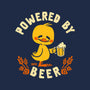 Powered By Beer Duck-None-Stretched-Canvas-worlddominationforcats