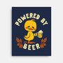 Powered By Beer Duck-None-Stretched-Canvas-worlddominationforcats