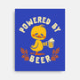 Powered By Beer Duck-None-Stretched-Canvas-worlddominationforcats