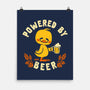 Powered By Beer Duck-None-Matte-Poster-worlddominationforcats