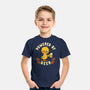 Powered By Beer Duck-Youth-Basic-Tee-worlddominationforcats
