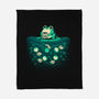 Frog Number One Dad-None-Fleece-Blanket-worlddominationforcats