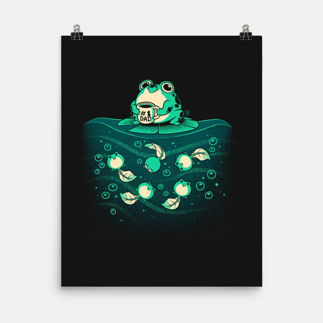 Frog Number One Dad-None-Matte-Poster-worlddominationforcats