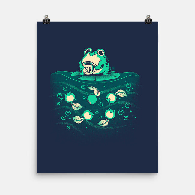 Frog Number One Dad-None-Matte-Poster-worlddominationforcats