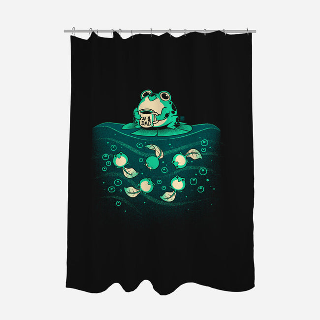 Frog Number One Dad-None-Polyester-Shower Curtain-worlddominationforcats