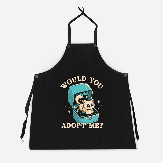 Wold You Adopt Me-Unisex-Kitchen-Apron-worlddominationforcats