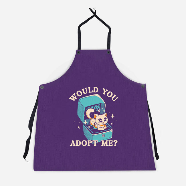 Wold You Adopt Me-Unisex-Kitchen-Apron-worlddominationforcats