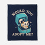 Wold You Adopt Me-None-Fleece-Blanket-worlddominationforcats