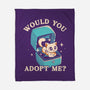 Wold You Adopt Me-None-Fleece-Blanket-worlddominationforcats