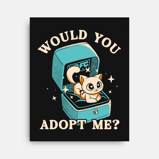 Wold You Adopt Me-None-Stretched-Canvas-worlddominationforcats