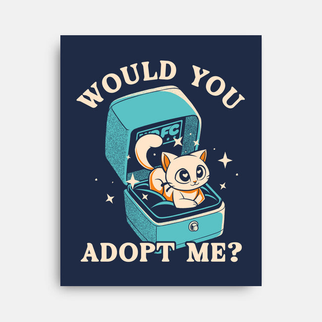 Wold You Adopt Me-None-Stretched-Canvas-worlddominationforcats