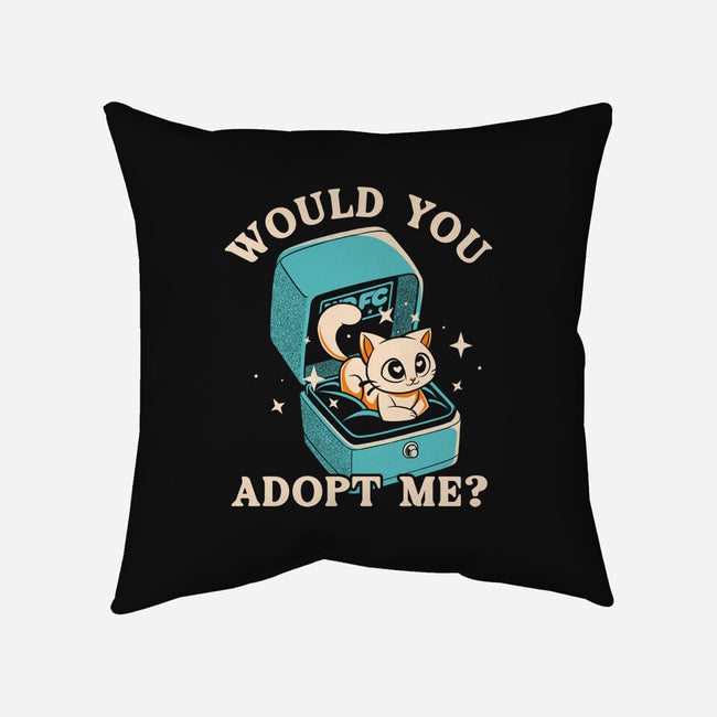 Wold You Adopt Me-None-Removable Cover w Insert-Throw Pillow-worlddominationforcats