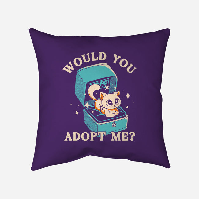 Wold You Adopt Me-None-Removable Cover w Insert-Throw Pillow-worlddominationforcats