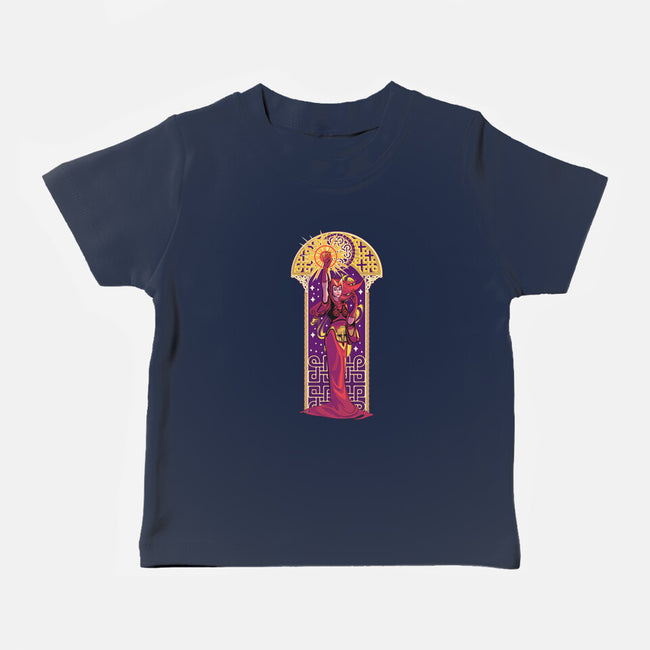 Witch Art Nouveau-Baby-Basic-Tee-Samuel