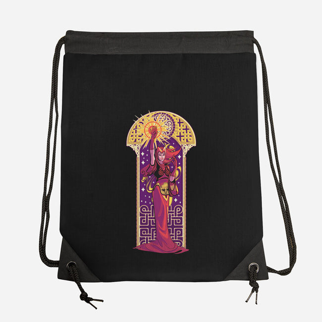 Witch Art Nouveau-None-Drawstring-Bag-Samuel