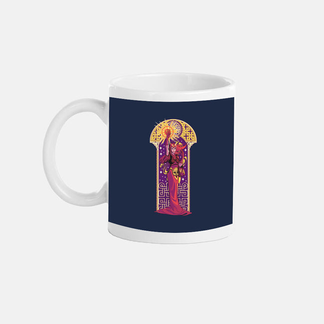 Witch Art Nouveau-None-Mug-Drinkware-Samuel